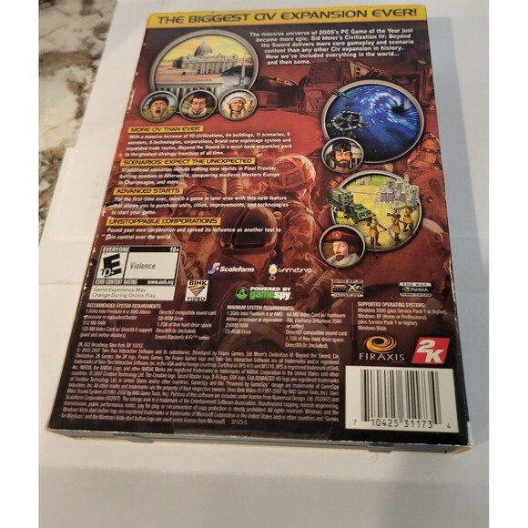 Sid Meiers Civilization IV Beyond the Sword - PC Video Game TESTED - Picture 3 of 6